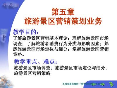 旅游景区营销策划业务PPT
