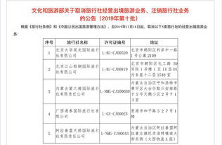 文旅部今年已取消67家旅行社出境游业务经营权
