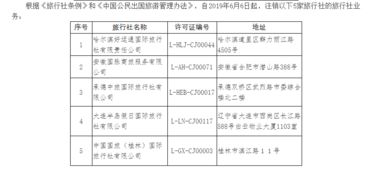 文化和旅游部 取消9家旅行社的经营出境旅游业务 – 执惠